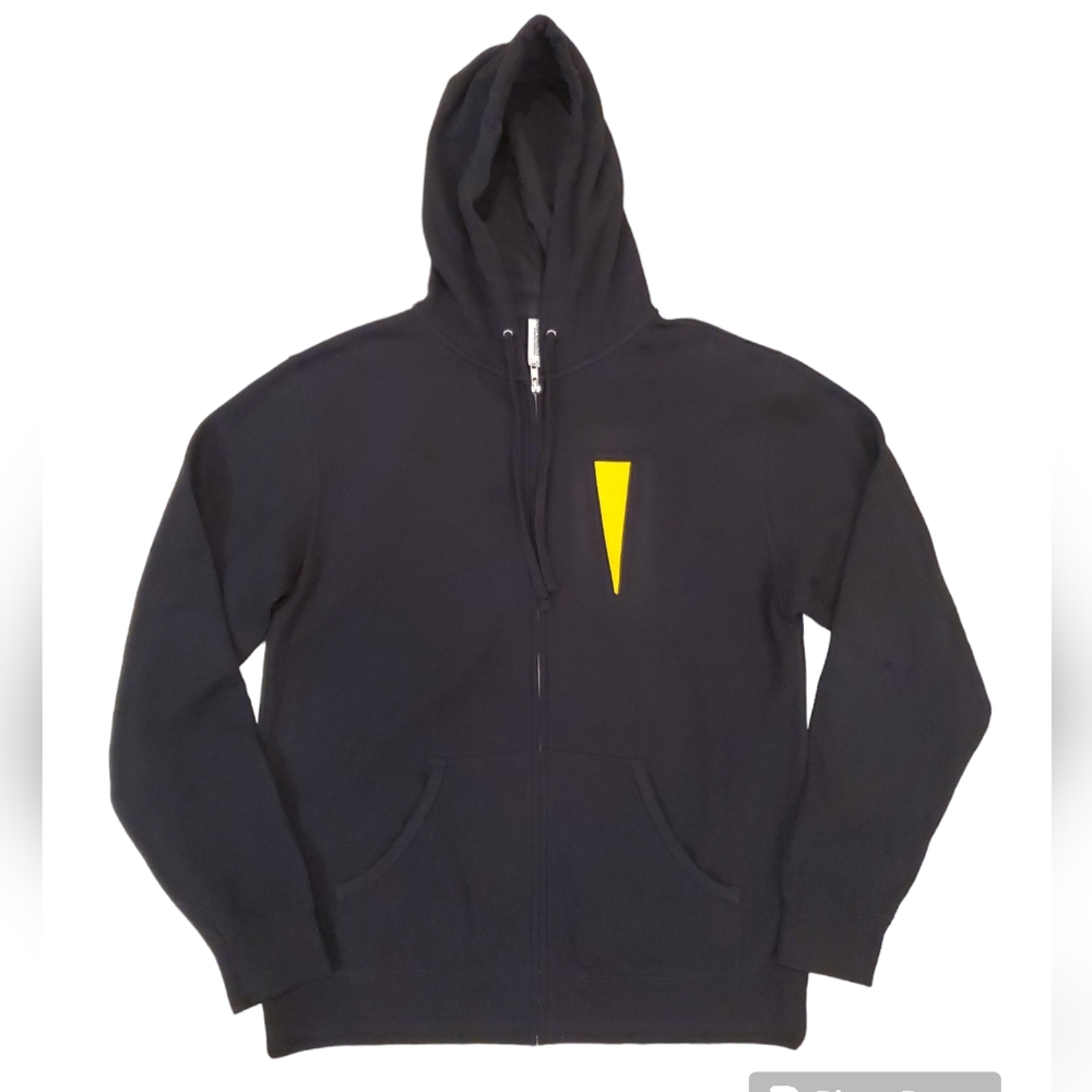 Downtown Las Vegas Men's Gold Spike Cobra Black Full Zip Hoodie Large - Picture 2 of 6